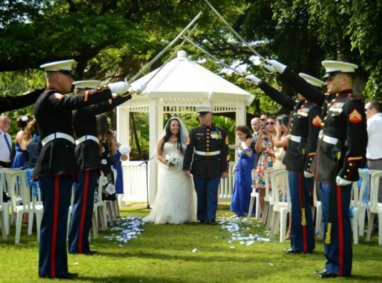 Military Wedding Recessional